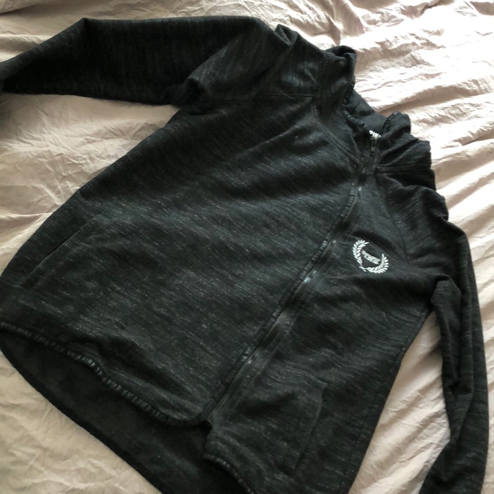 Side zipped black jacket